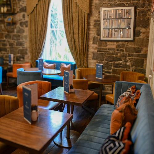 table and chairs in coffee shop and dining room