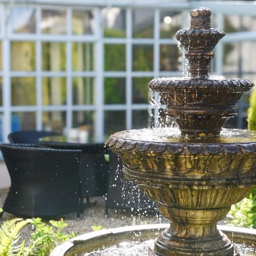 garden fountain