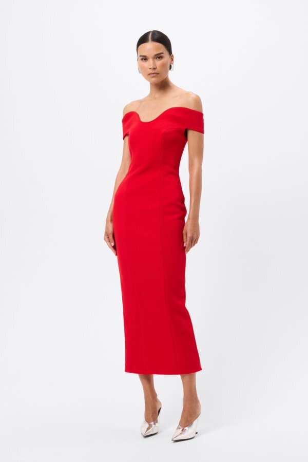 The Martine Dress - Red