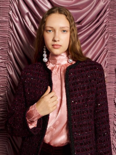 Satine Velvet Tweed Jacket
