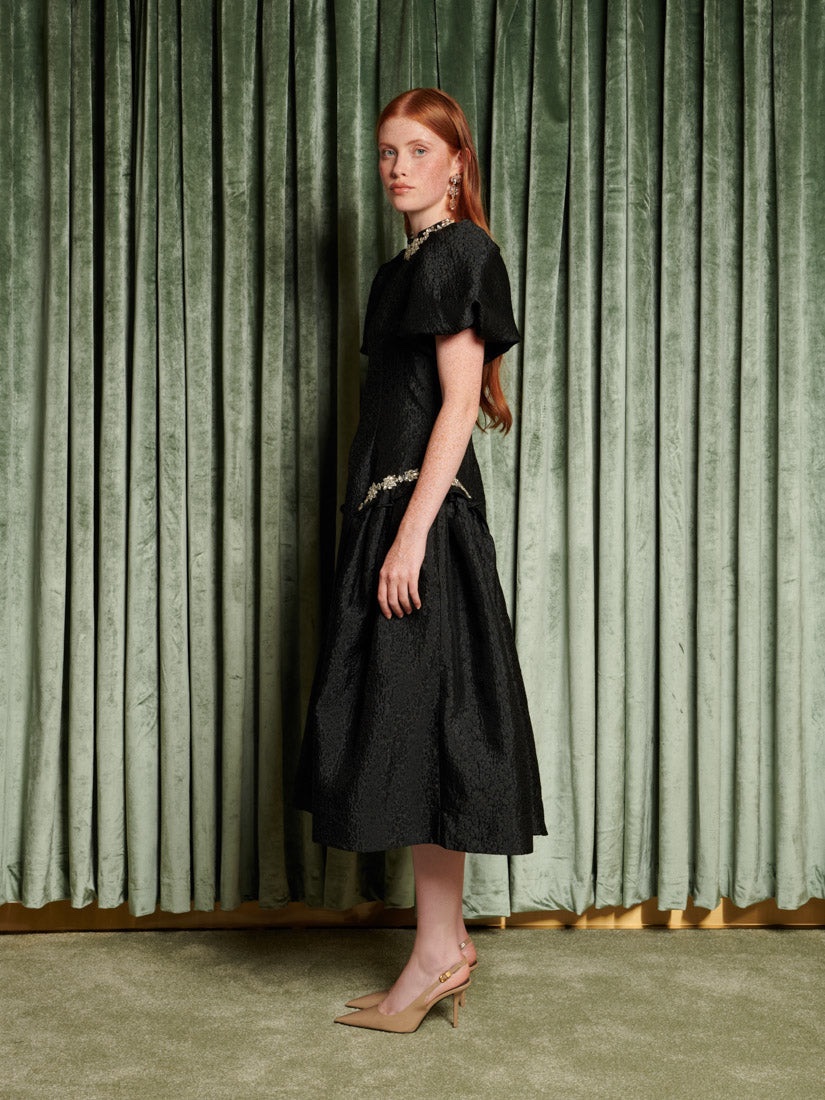 Viola Jacquard Midi Dress 4 Viola Jacquard Midi Dress - Image 4